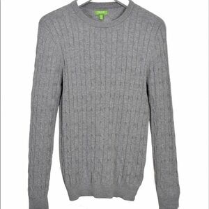 NWT Gianni feraud premium muscle fit crew neck cable jumper limited edition szXS